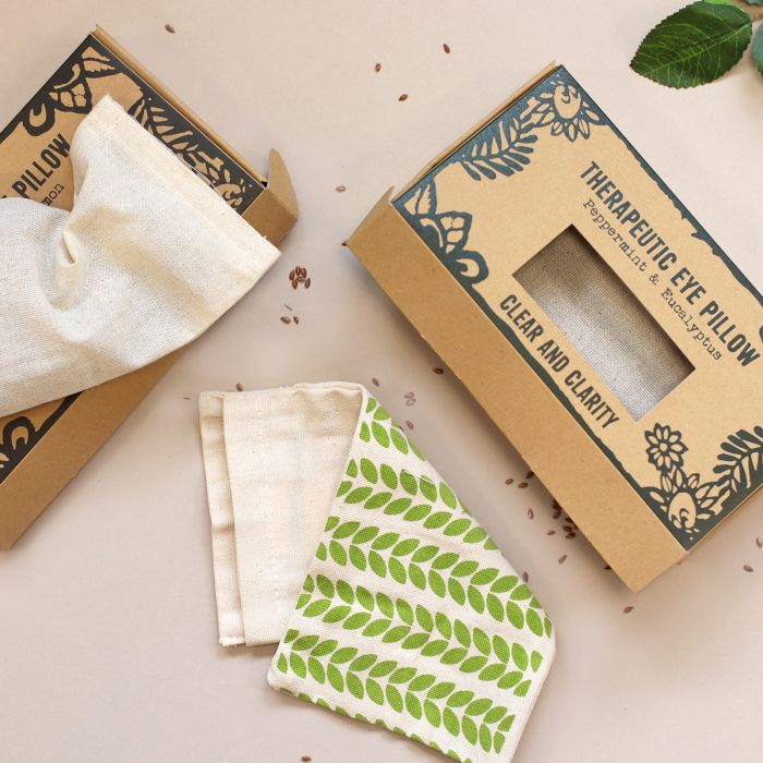 Agnes + Cat Eye Pillow -  Clear & Clarity