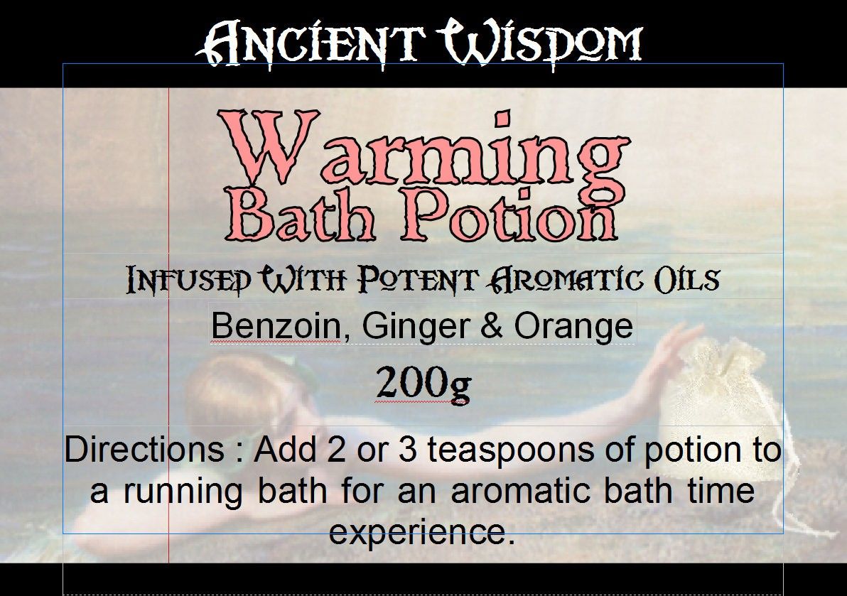 Bag Labels for Warming  (4 sheets of 18)
