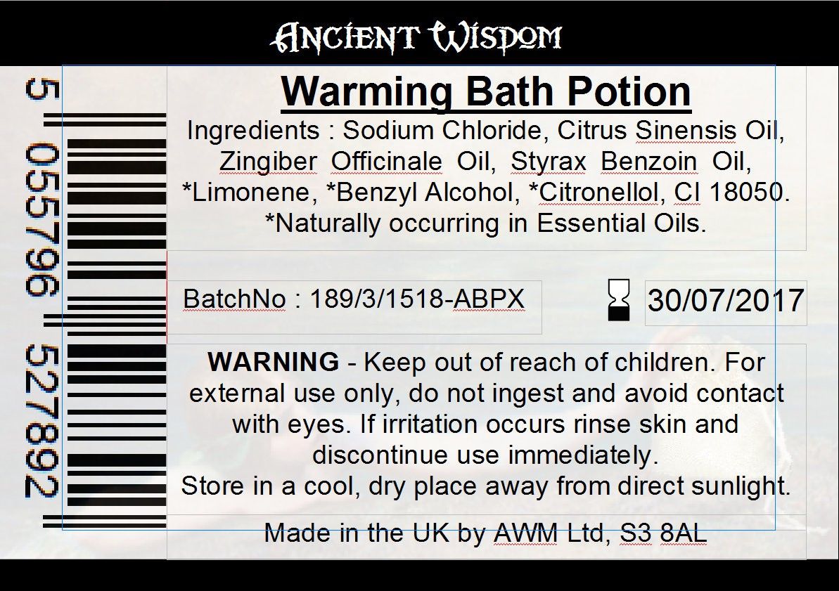 Bag Labels for Warming  (4 sheets of 18)