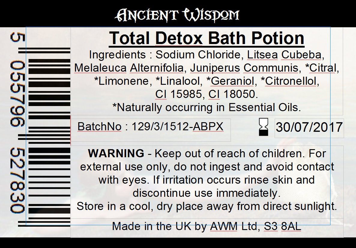 Bag Labels for Total Detox  (4 sheets of 18)