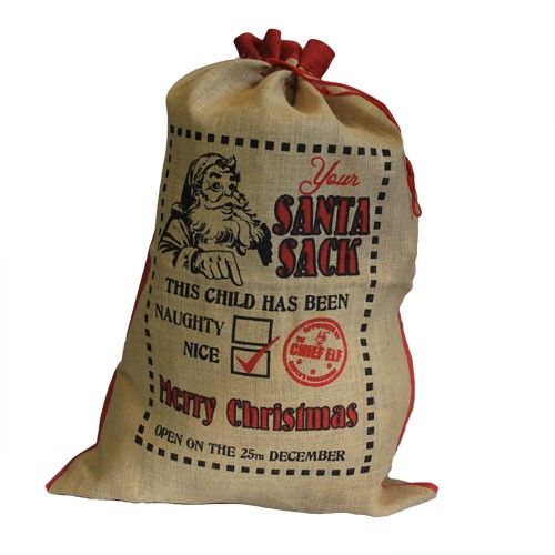 This Child Has Been.. Nice! Santa sack