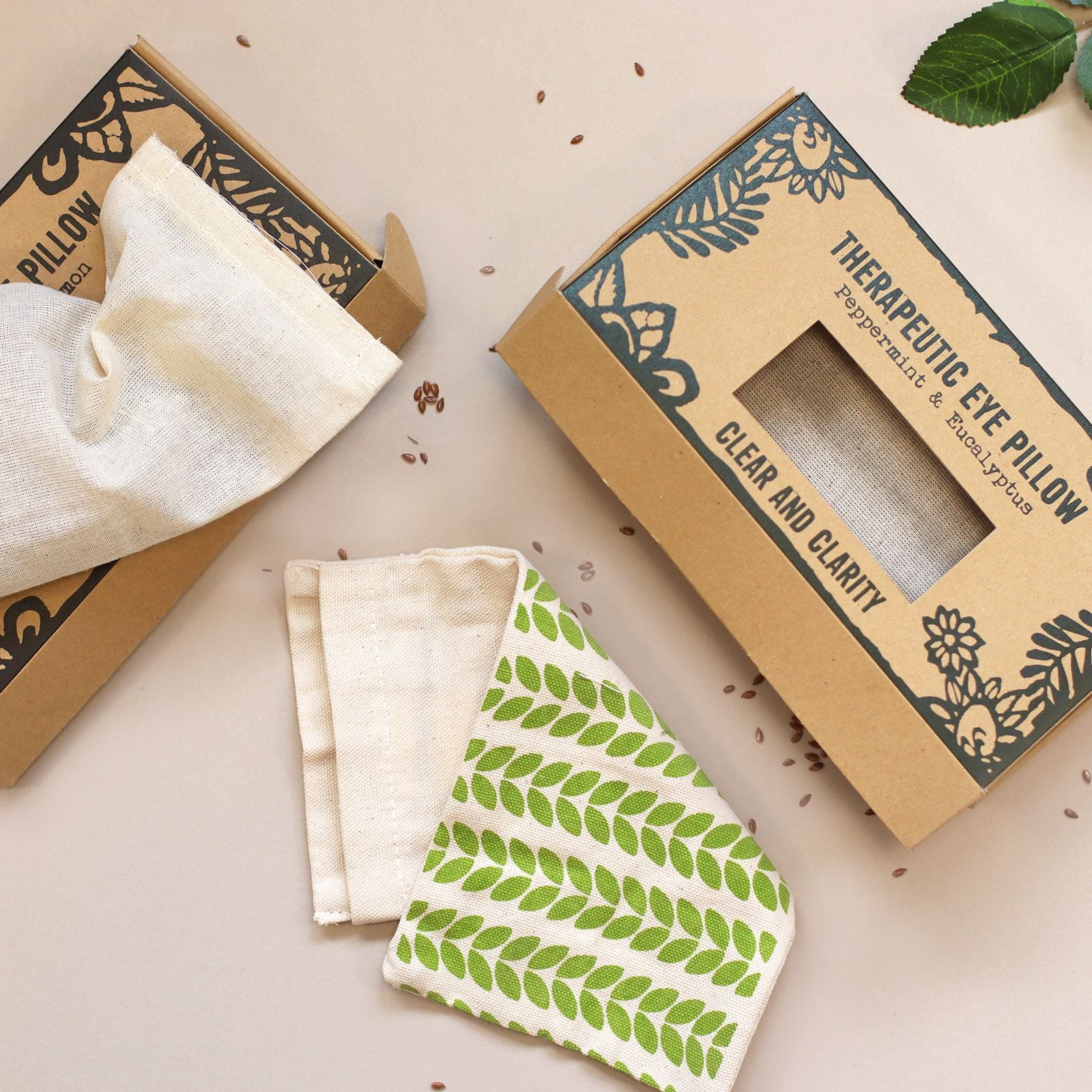 Agnes + Cat Eye Pillow -  Clear & Clarity