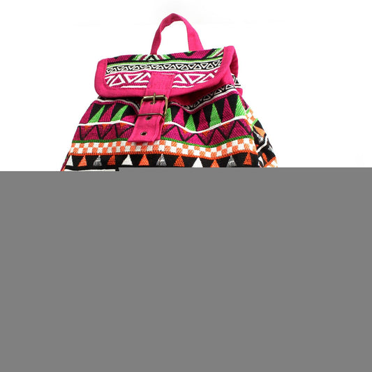 Jacquard Bag - Pink Backpack