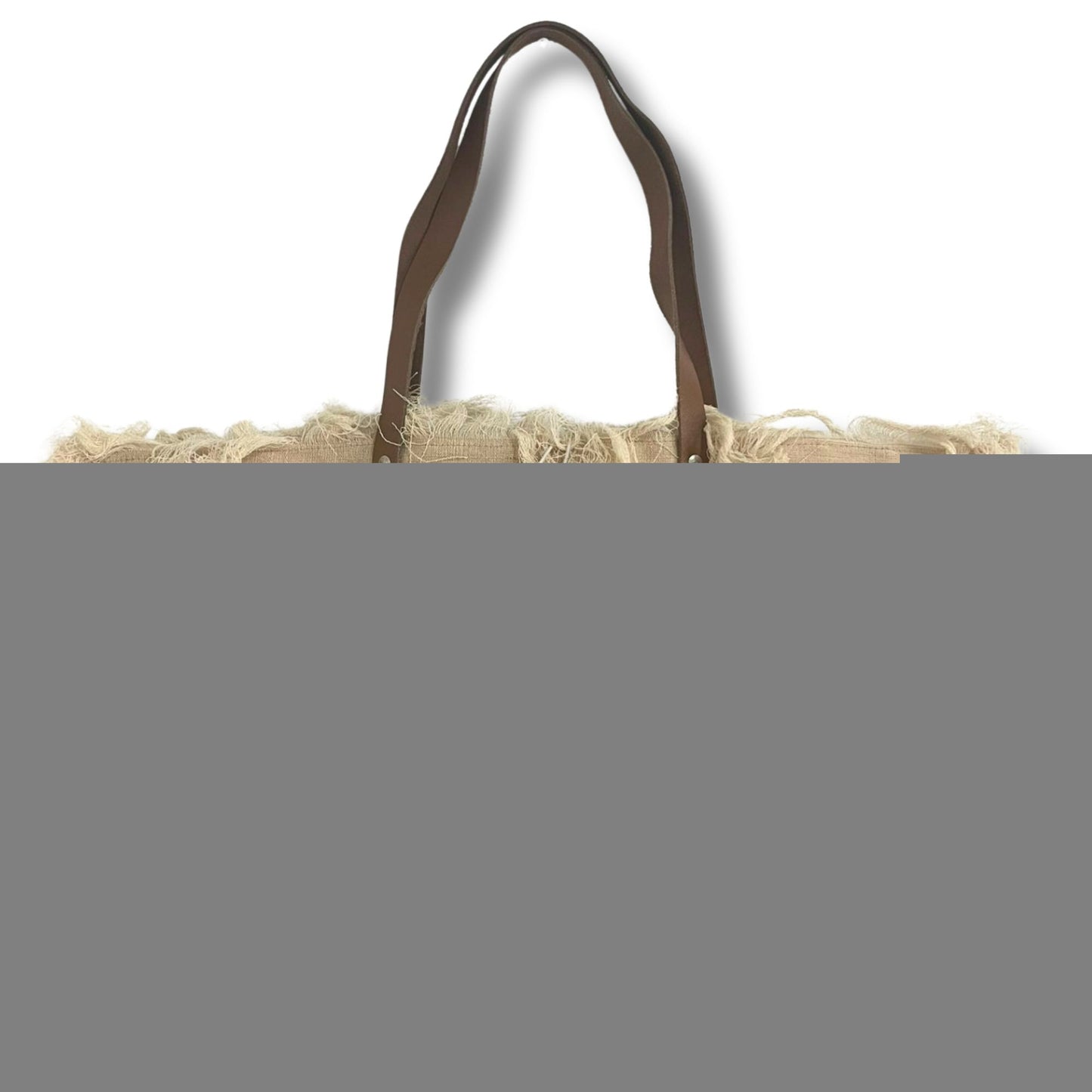 Natural Tote Bag Leather Handle - Inspiration