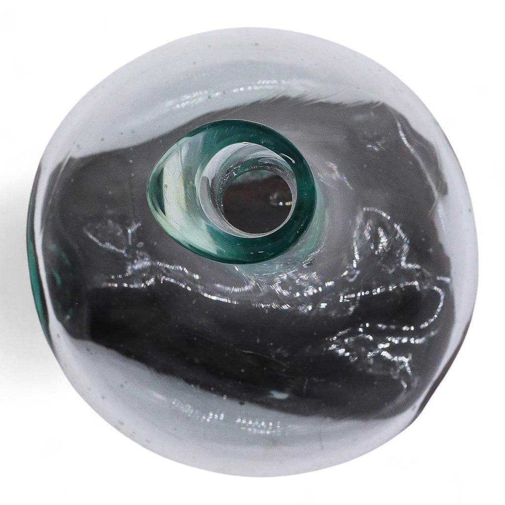 Molten Glass Mini Decanter on Wood 20cm