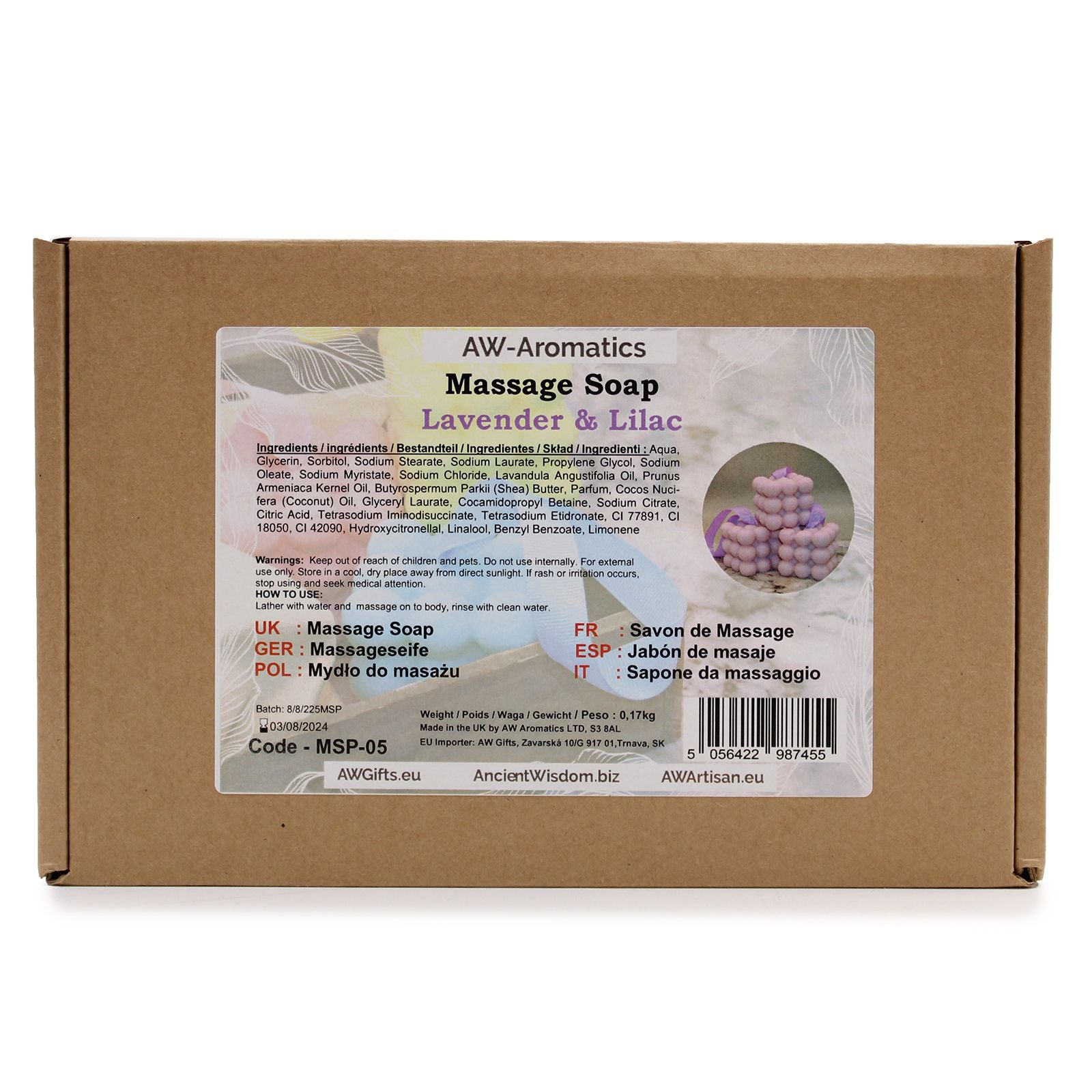 Massage Soaps - Lavender & Lilac