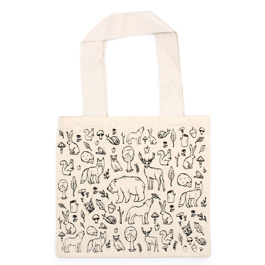 Eco-Friendly Big Cotton Shopping Bag – 10oz – Forest Life Design