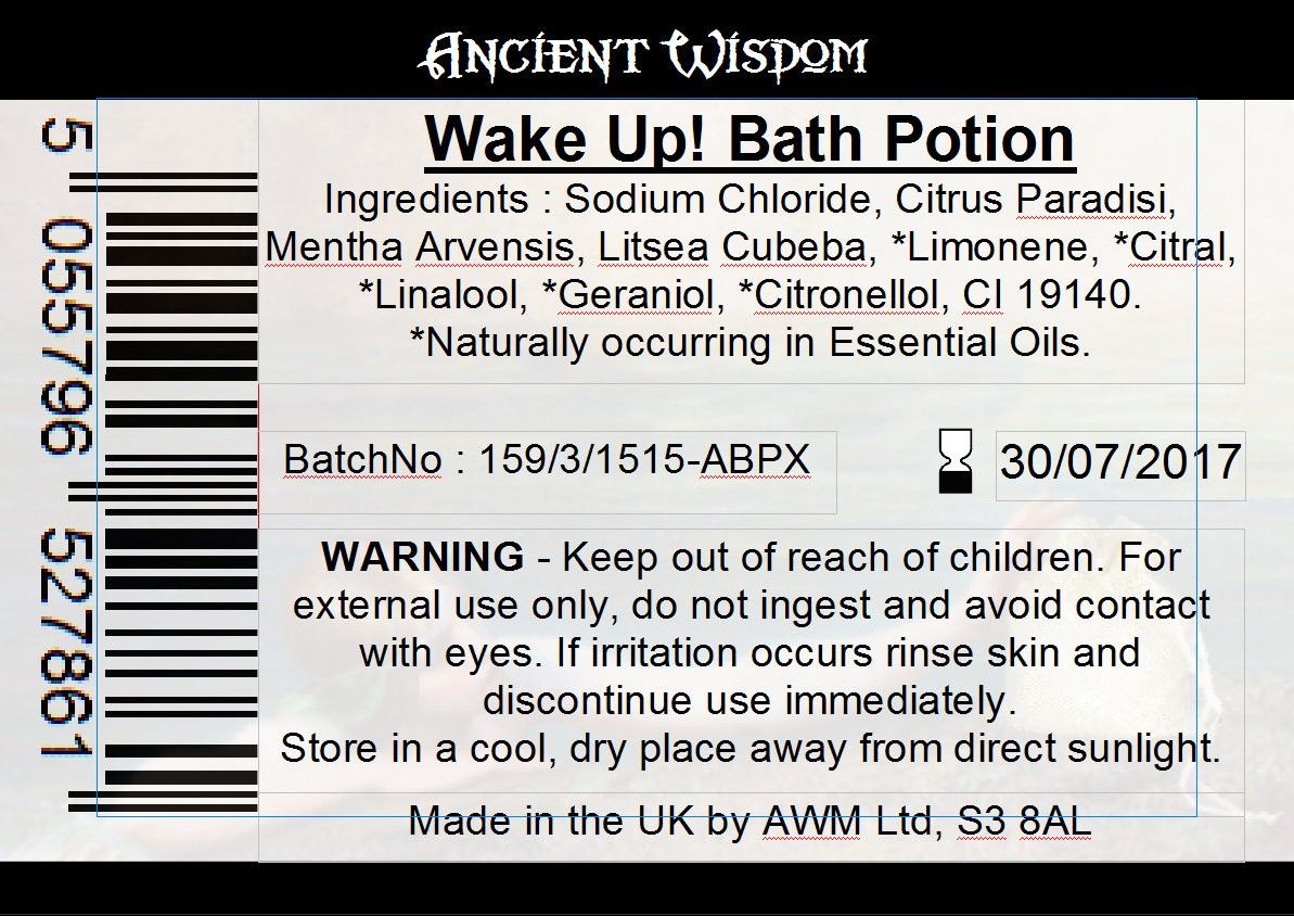 Bag Labels for Wake Up  (4 sheets of 18)