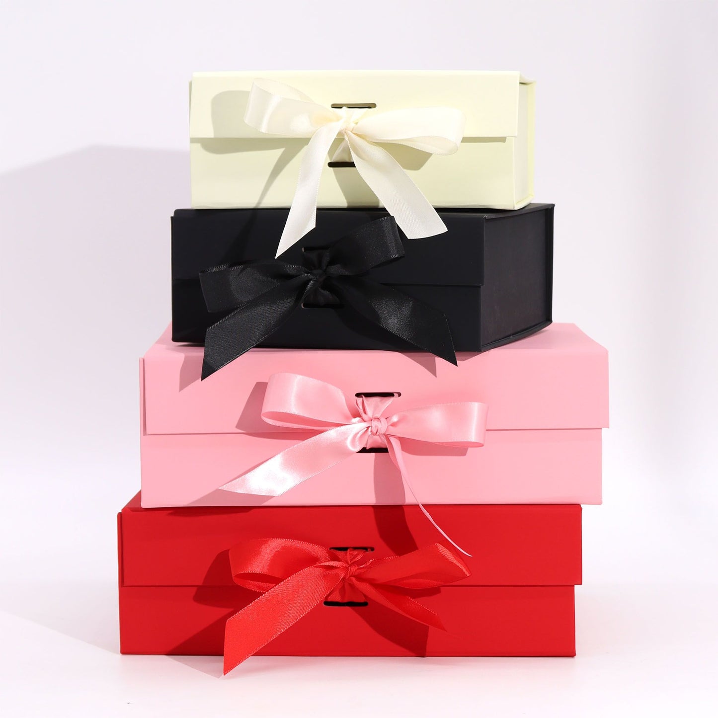 Flat Pack Gift Box - Large  (28.2x20.2x9.2cm) - Ivory