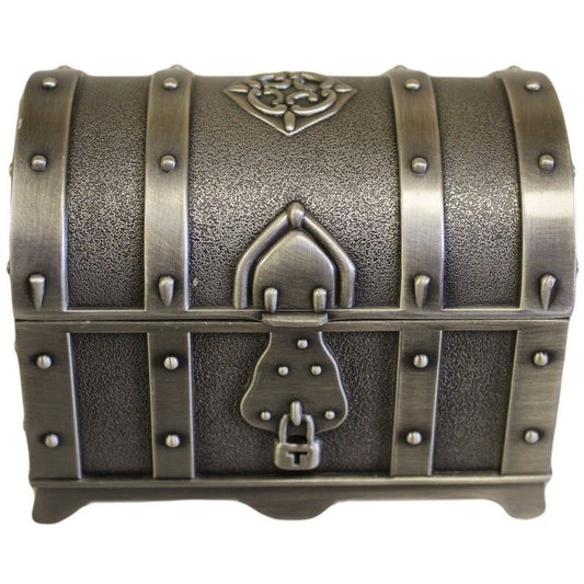 Metallene Schmuckschatullen große Schatztruhe