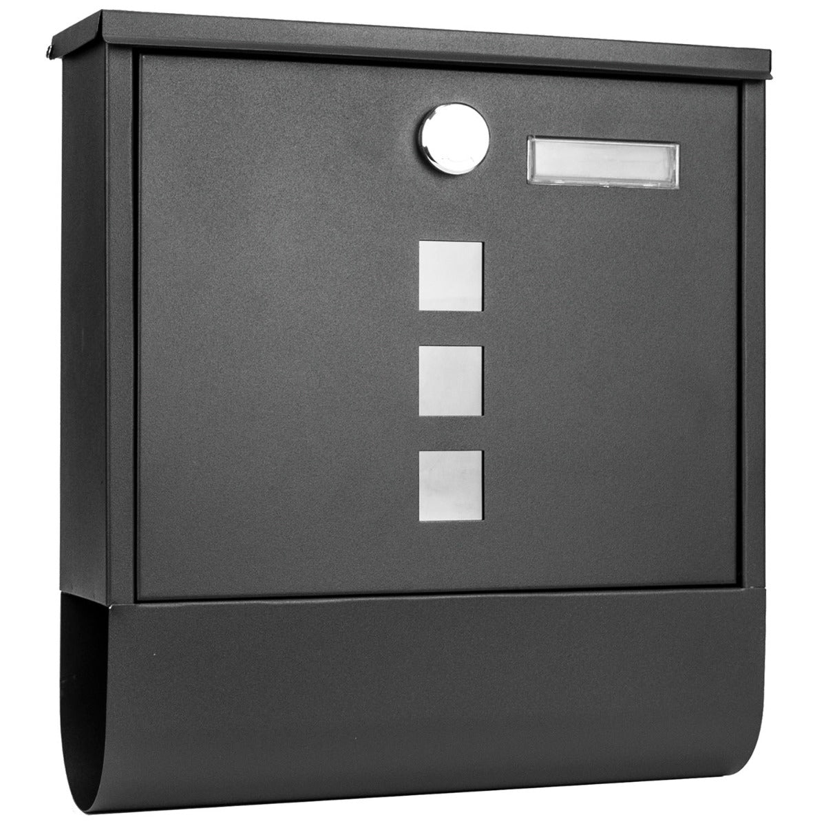 Wall-Mounted Mailbox - Dark Grey