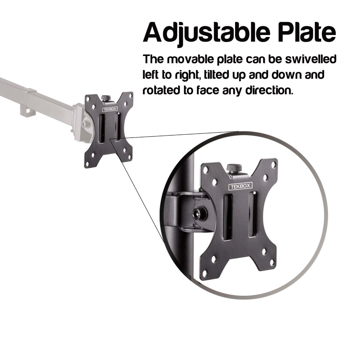 Dual Screen Vertical Monitor Mount