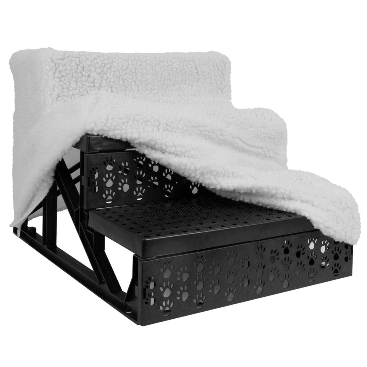 Fleece Covered Pet Stairs