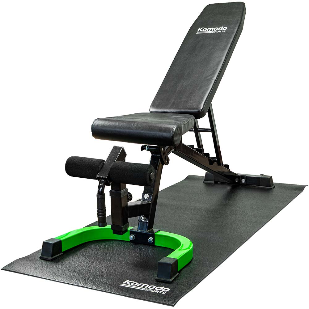 Gym Bench and Bike Trainer Floor Mat