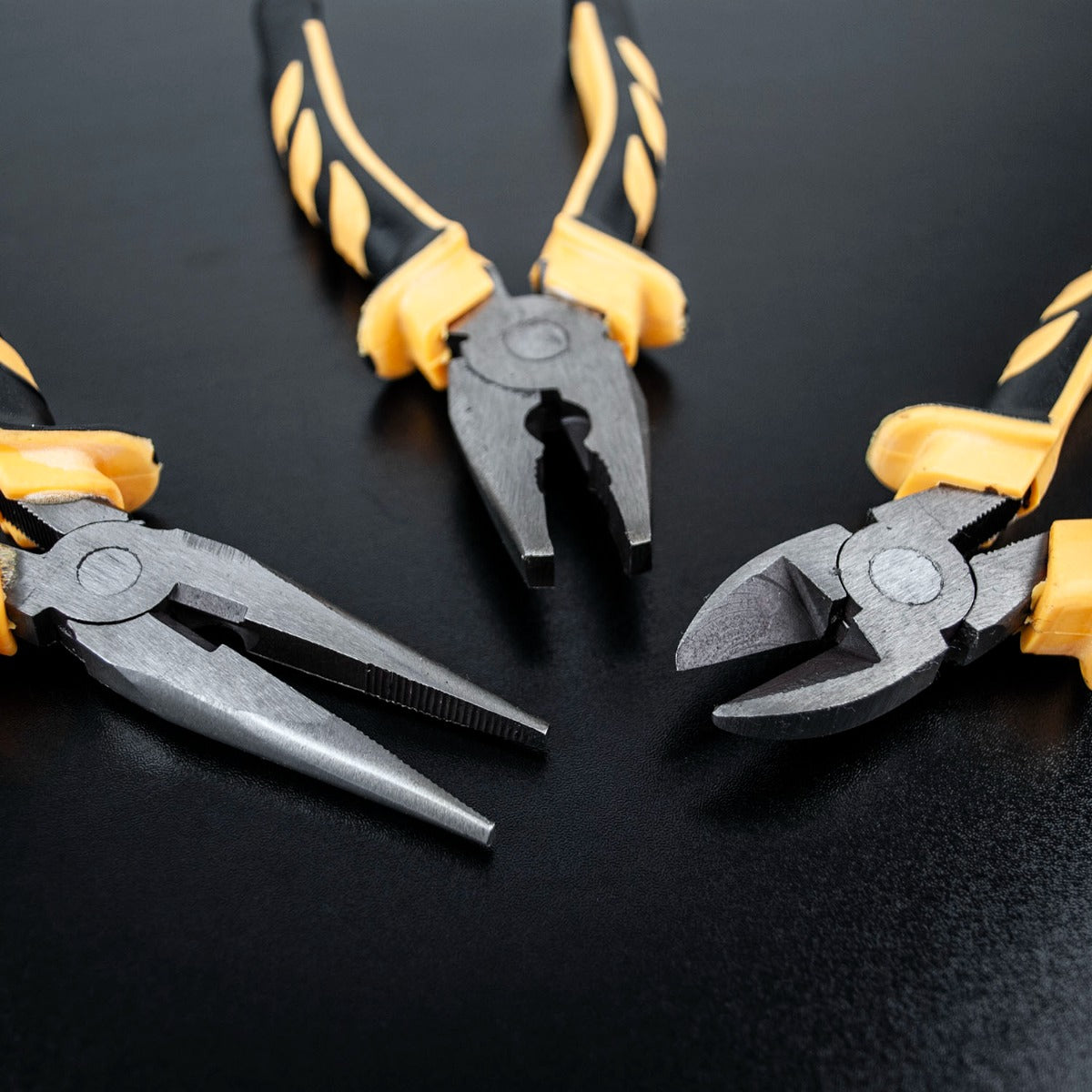3 Pieces Soft Grip Pliers Set