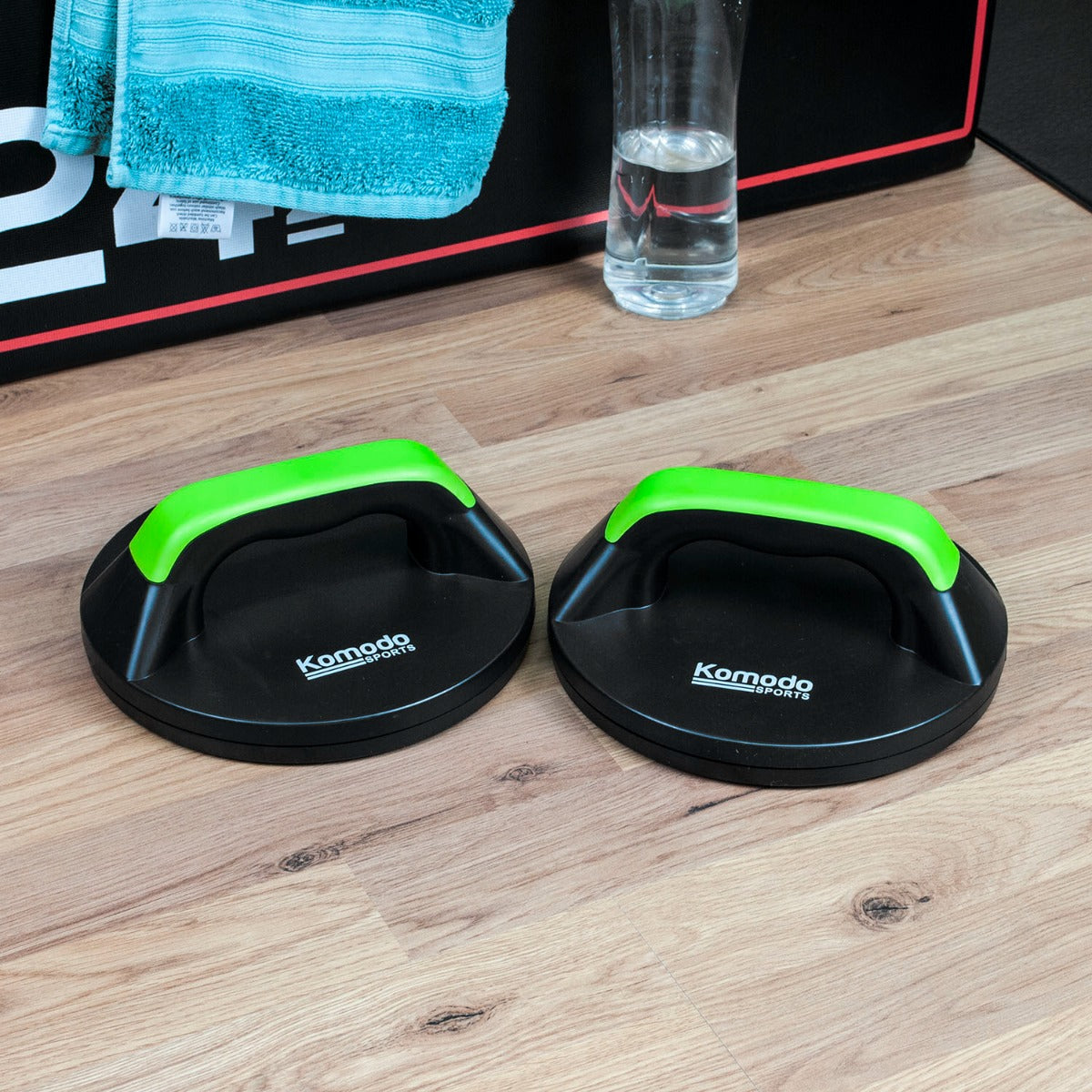 Komodo Rotating Push Up Handles - Green