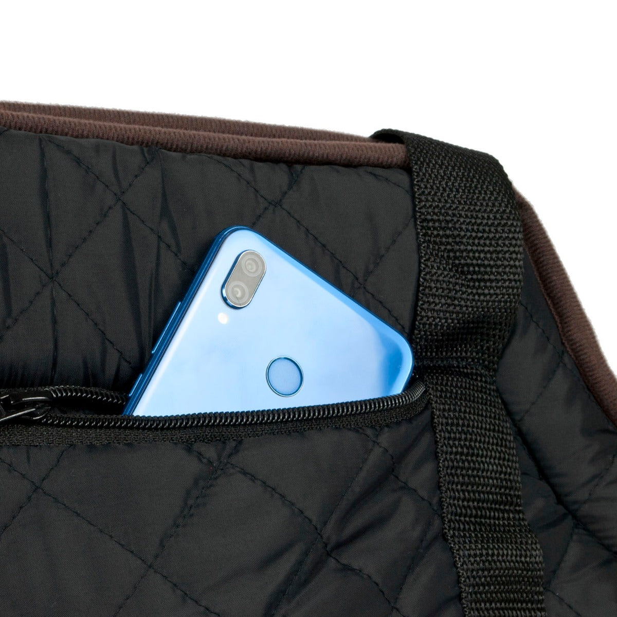 Black Quilted Pet Carrier