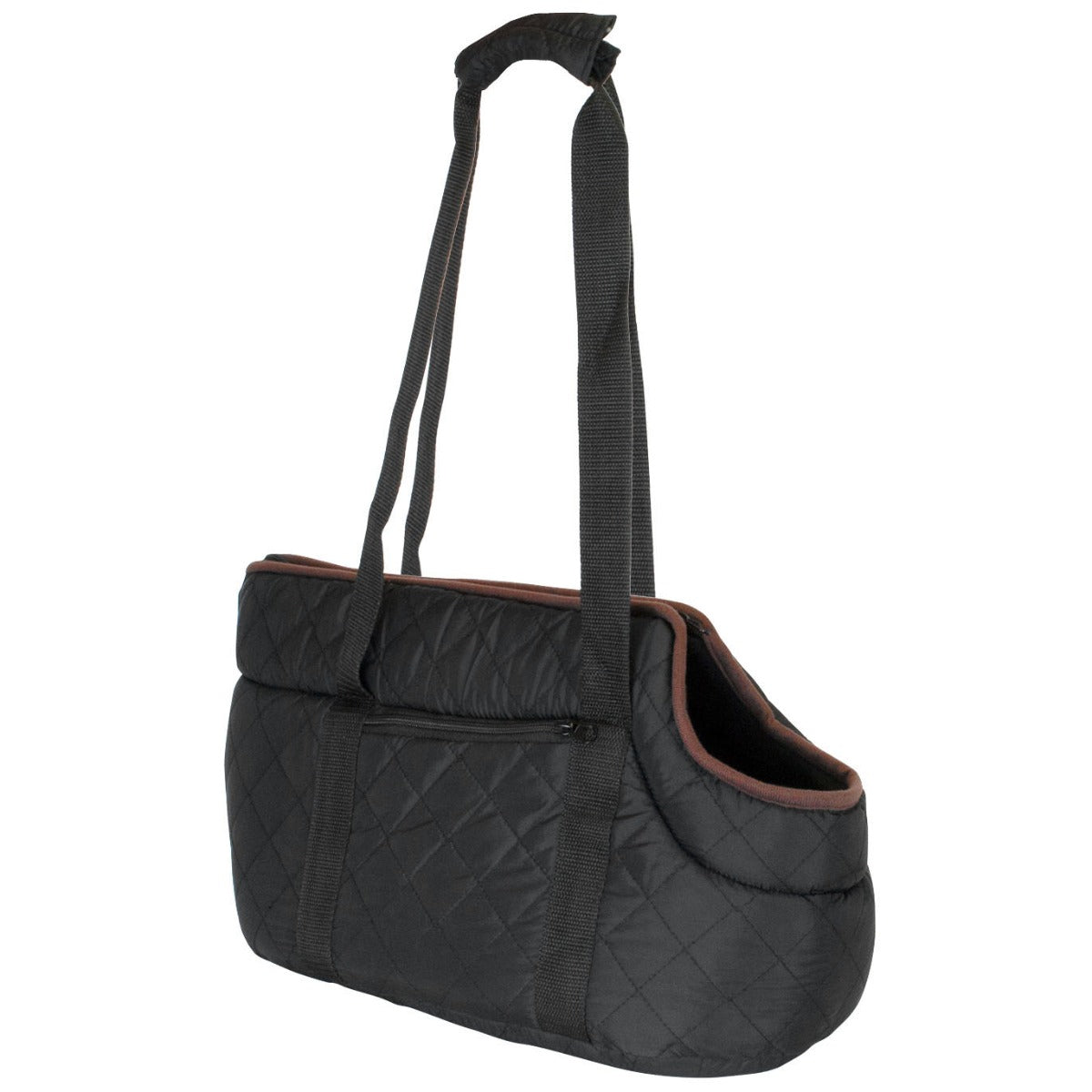 Black Quilted Pet Carrier