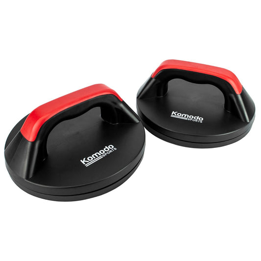 Komodo Rotating Push Up Handles - Red