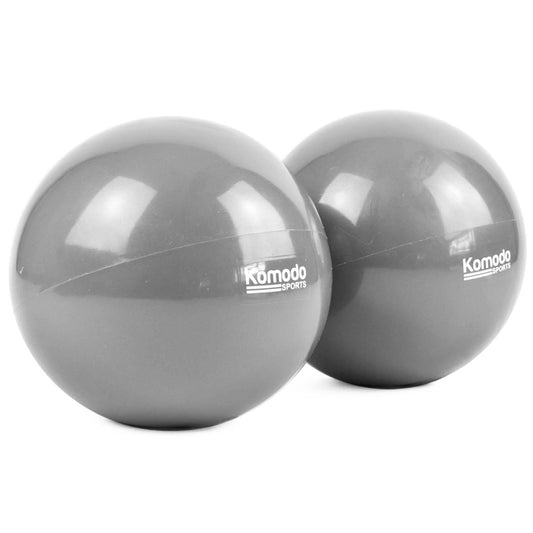 Grey Weighted Toning Balls - 2x 1.5kg
